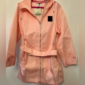 ❤️ host pick🎉NWT BURBERRY PINK RAIN TRENCH COAT